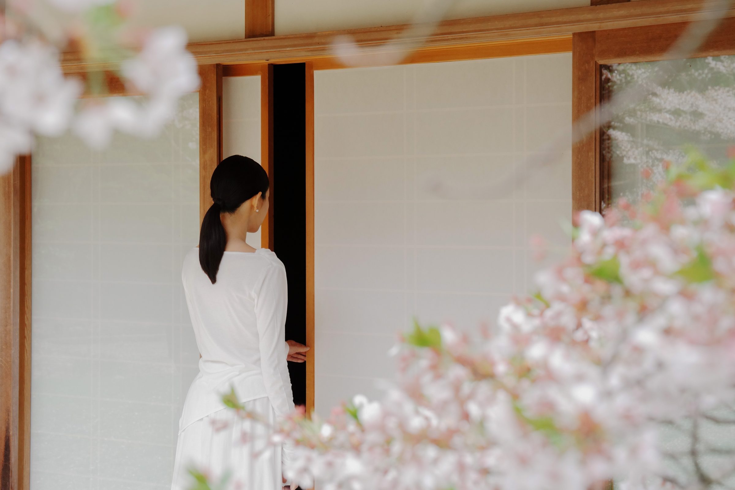 Therapist at Shoji Door